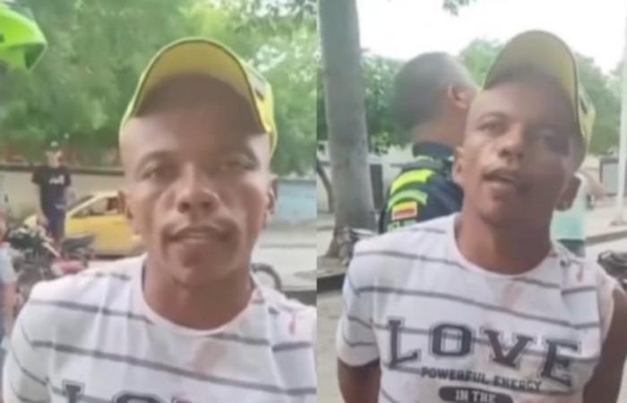 die Reaktion eines Mannes, der beschuldigt wird, bei einem eifersüchtigen Angriff in einem Restaurant in Santa Marta – Publimetro Colombia – einen anderen erstochen zu haben