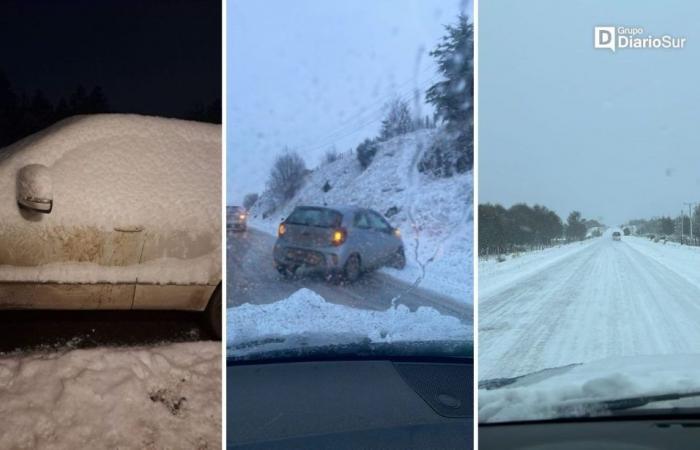 Schnee beeinträchtigte Straßen und verspätete kommerzielle Flüge in der Nachbarregion Aysén | Regionalzeitung Aysén