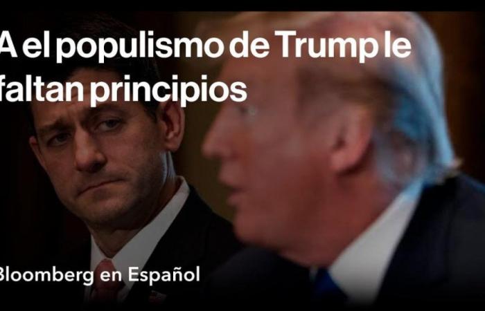 Paul Ryan sagt, Trump sei Populismus ohne Prinzipien