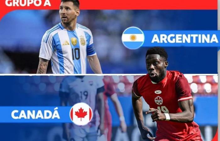Wann spielt Argentinien gegen Kanada: Spiel nach Datum 1 der Gruppe A der Copa América 2024