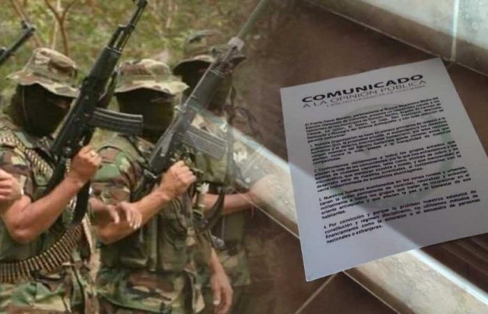 Clan del Golfo verteilt Flugblätter in Ost-Antioquia: Er bedroht andere bewaffnete Gruppen