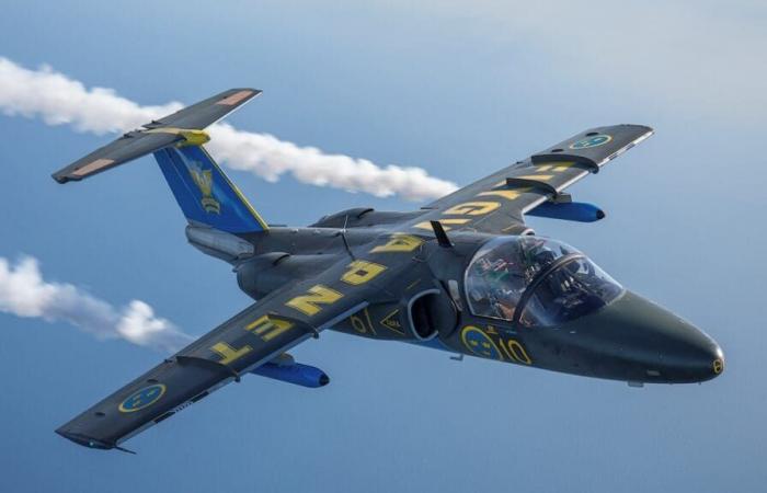Nach fast 60 Dienstjahren stellt die schwedische Luftwaffe ihre alten Saab 105-Trainer aus