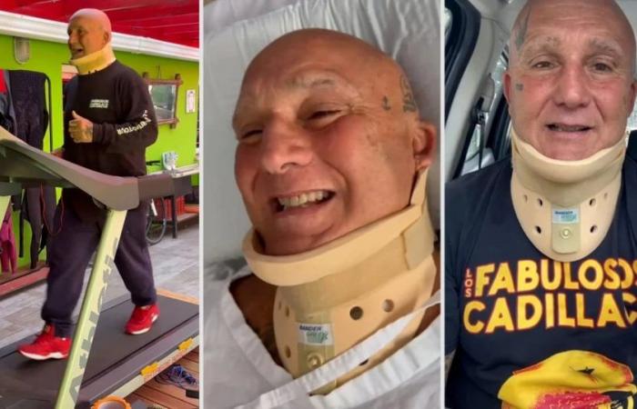 Das schockierende Video der Rehabilitation von Herrn Flavio von Los Fabulosos Cadillacs nach einer harten Diagnose, die ihn von der Musik abhielt