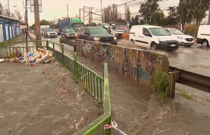 Zentralgebiet Chiles wegen starker Regenfälle in Alarmstufe Gelb (+Foto)