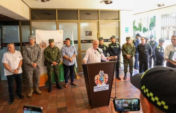 1.700 uniformierte Mitarbeiter sollen die Sicherheit in Huila • La Nación gewährleisten