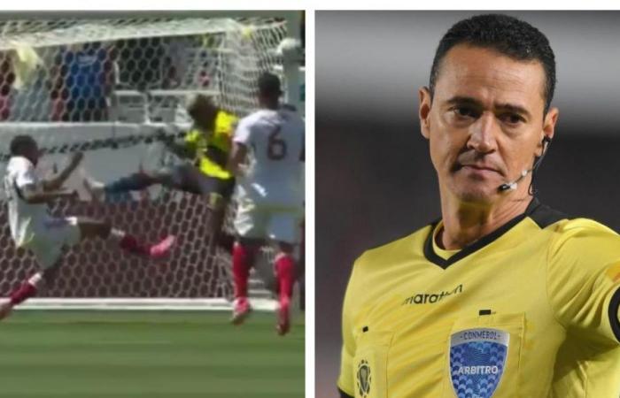 Der erste Ausschluss aus der Copa América erfolgte im Spiel Ecuador vs. Venezuela, Video