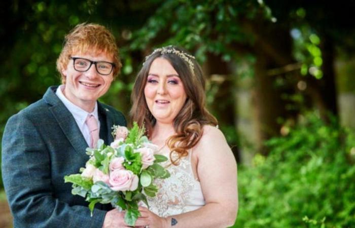 Ed-Sheeran-Fan heiratet Doppelgänger des Sängers