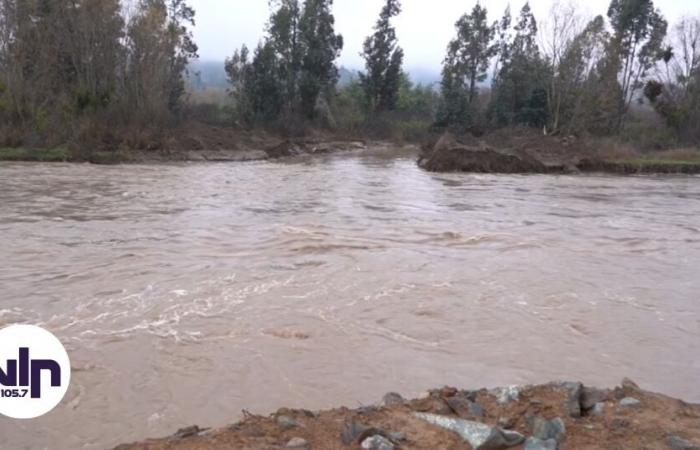 Senapred rief in fünf Gemeinden von Maule wegen der Überschwemmung des Mataquito-Flusses Alarmstufe Rot aus | Maule-Region