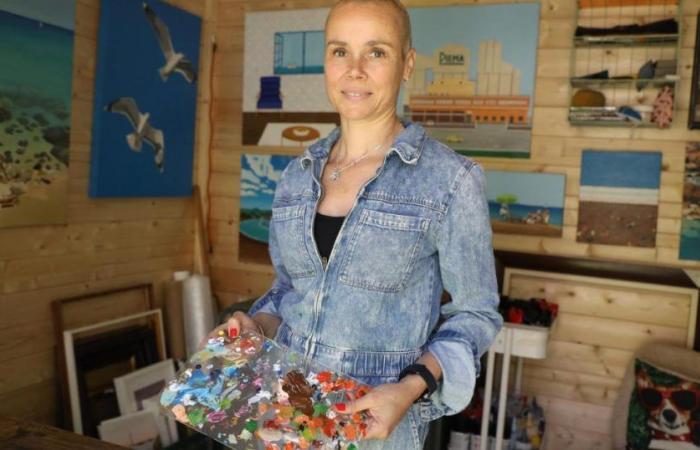 Kunst auf Mallorca | Die Malerin Octavia Campbell-Davys malt das Licht und Blau der Insel