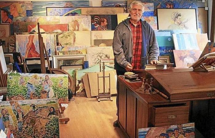 Der Galdames-Maler José Ángel García Totorika stirbt mit einem Nachlass von 800 Gemälden