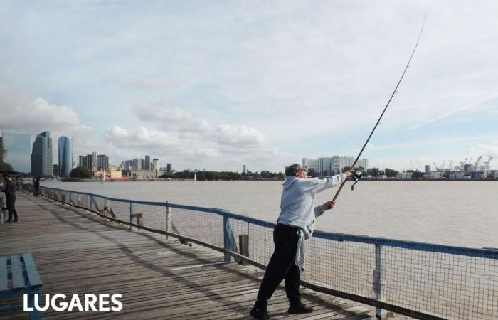 Der unbekannte Pier im Herzen der Stadt Buenos Aires, der 1.200 Meter in den Río de la Plata mündet