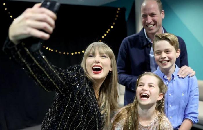 Taylor Swift posierte mit Prinz William und ihren Kindern nach einem Konzert in London