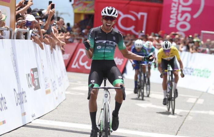 Adrián Bustamante errang seinen zweiten Sieg bei der Vuelta a Colombia 2024, nach dem Sieg in Riosucio – Kolumbianischer Radsportverband