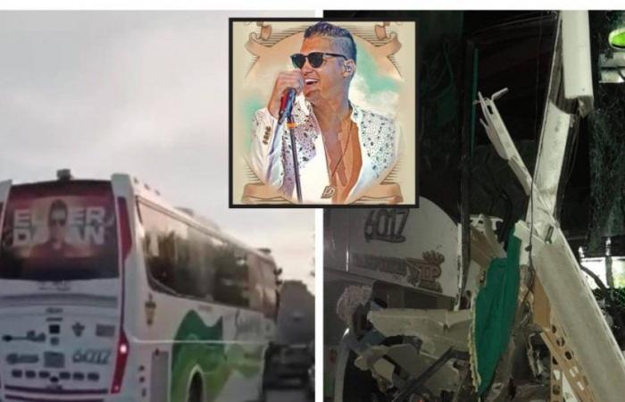 Bus, der die Gruppe des Sohnes von Diomedes Díaz in La Guajira transportierte, verunglückte
