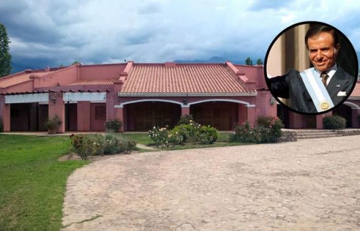 Erwartungen an die Aufwertung von „La Rosadita“ in La Rioja: So sieht Carlos Menems ehemaliges Haus aus