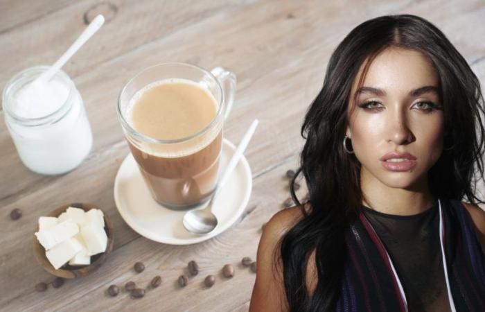 Bulletproof Coffee, das Getränk, das María Becerra konsumiert und das für Muskelmasse sorgt
