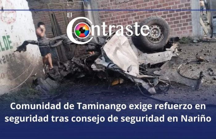 Taminango-Gemeinschaft fordert Verstärkung der Sicherheit nach Sicherheitsrat in Nariño –