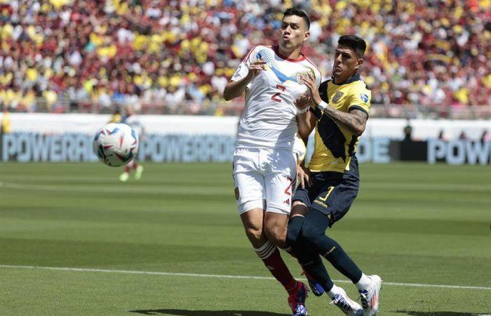 Bei seinem Debüt besiegt Venezuela Ecuador mit 2:1 in der Copa América