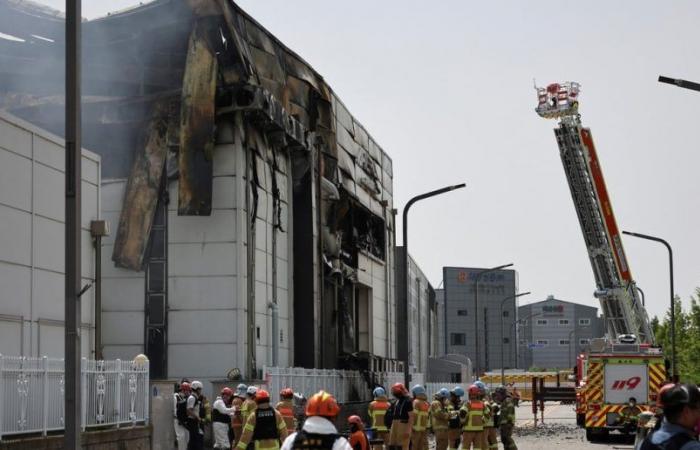 16 Tote und 5 Verletzte bei Brand in einer Batteriefabrik in Südkorea