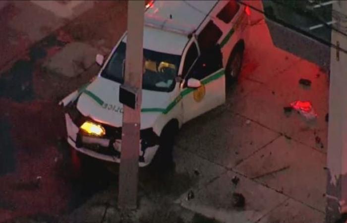 Die Polizei von Miami-Dade war in einen Unfall mit einem anderen Fahrzeug verwickelt