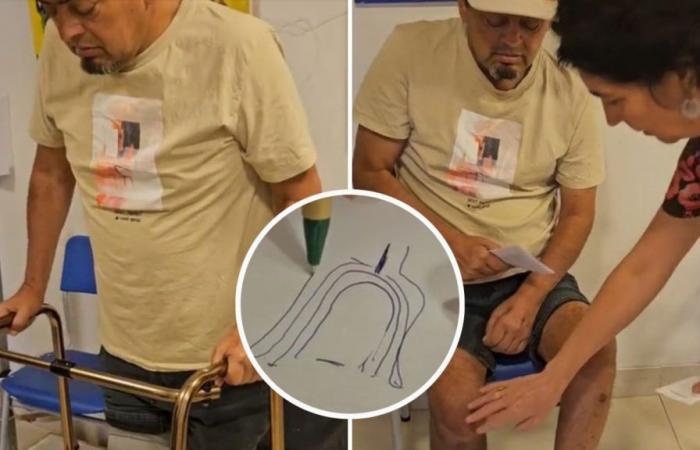 Mauricio Medina feierte in einem emotionalen Video den Einbau seiner orthopädischen Prothese