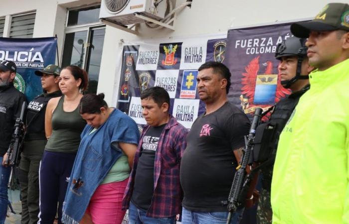 Sie erobern La Patacona: Es leistet erpresserische Zahlungen in Huila