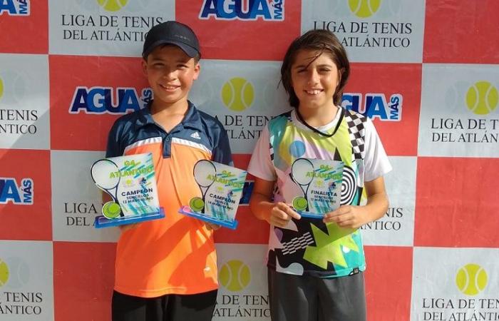 Zwei Titel für Atlántico beim nationalen Tennisturnier der 4. Klasse