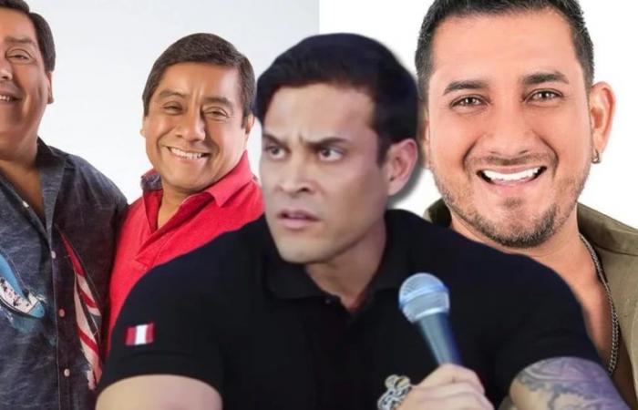 Christian Domínguez bedroht ein Mitglied von Hermanos Yaipén, weil es sagt, dass er nicht singt: „Nicht einmal, dass ich dich finden kann“