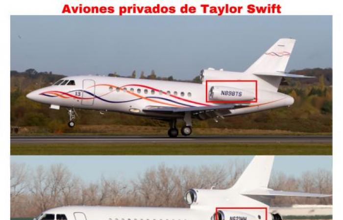 Das Video von Just Stop Oil-Aktivisten, die angeblich ein Taylor-Swift-Flugzeug bemalen · Maldita.es