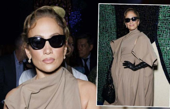 Jennifer Lopez, ohne Ben Affleck in Paris, aber mit einem skandalösen Look in der ersten Reihe von Dior