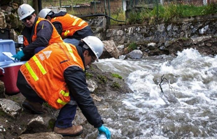 Sie untersuchen und ergreifen Maßnahmen zur Wasserqualität im Fluss La Ligua