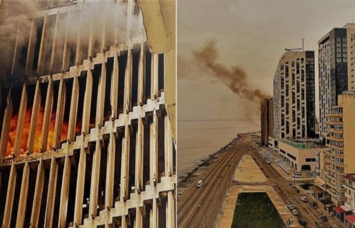 Ein Kurzschluss verursachte einen Brand im Girón-Gebäude in Havanna