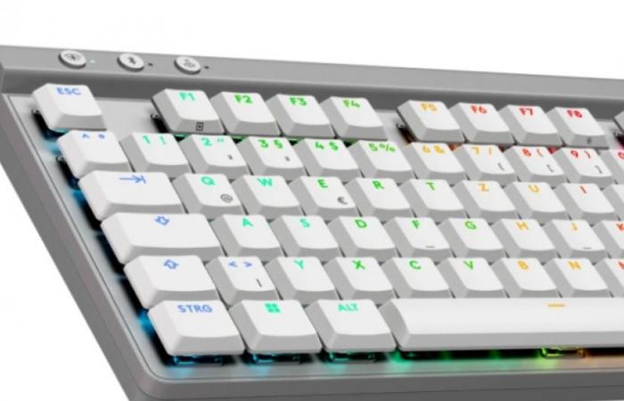 Die mechanische Tastatur Logitech G515 Lightspeed TKL kombiniert kabellose Konnektivität mit einer kompakten, flachen Größe