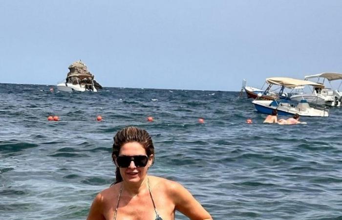 Vom Ionischen Meer aus ist dies Isabel Macedos paradiesischer Urlaub