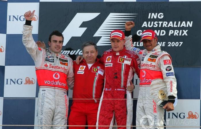 Die F1-Fahrer mit den meisten aufeinanderfolgenden Saisons auf dem Podium