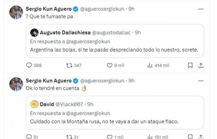 Kun Agüero traf in den sozialen Medien auf chilenische Fans, die ihm ein Meme widmeten