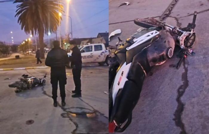Er prallte in Alto Comedero gegen ein Motorrad, flüchtete und zwei Menschen wurden verletzt