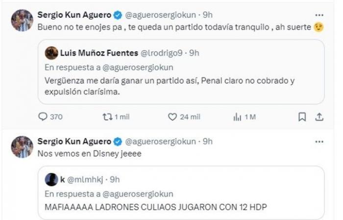 Kun Agüero traf in den sozialen Medien auf chilenische Fans, die ihm ein Meme widmeten