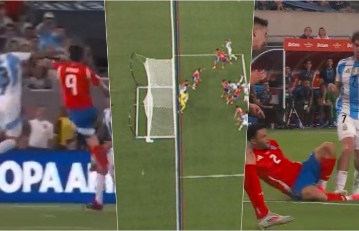 Matontes umstrittene Schiedsrichtertätigkeit im Spiel zwischen Chile und Argentinien