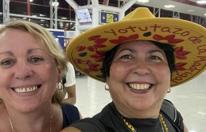Die Sprecherin Marisela Alfonso Madrigal verlässt Kuba mit ihrer Frau