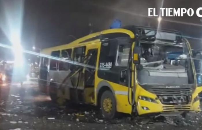 Gasflaschen in einem Bus wären explodiert