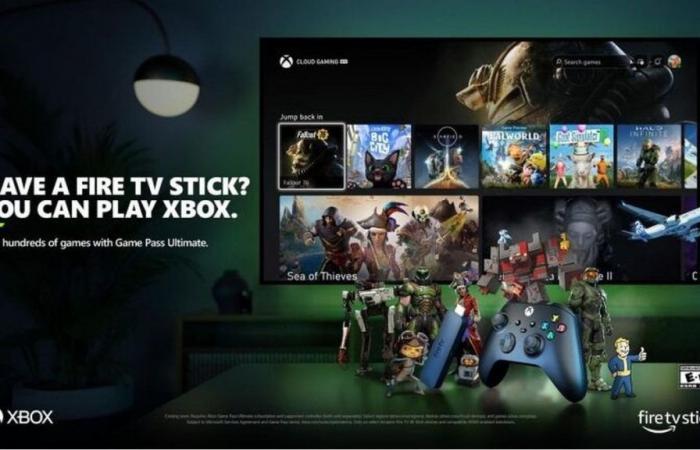 Der Fire TV Stick von Amazon wird zur leistungsstarken Xbox-Videospielkonsole