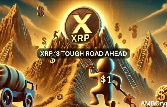 XRP könnte im Jahr 2024 1 US-Dollar erreichen, aber es bleibt eine große Herausforderung