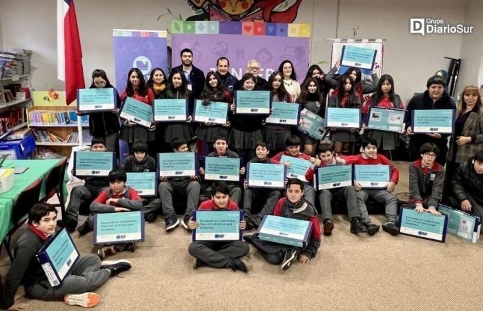 Sie beginnen mit der Lieferung von Computern an Studenten in der Region Aysén