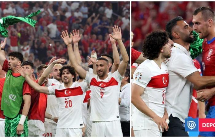 Es endete mit einem Kampf und einem Rauswurf: Türkiye erreichte die 8. Runde des Europapokals, indem es die Tschechische Republik qualvoll besiegte | Fußball