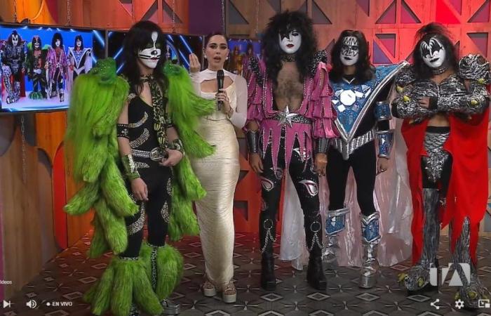 Die KISS-Imitatoren schockierten das Publikum mit ihrer neuen Garderobe und Rock-Attitüde | Fernsehen | Unterhaltung