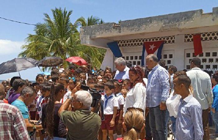 Der kubanische Präsident schätzt die Produktivität der Arbeiter in Güira de Melena