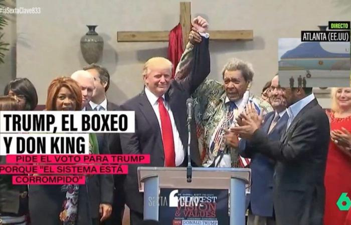Don King, Boxförderer … und jetzt Trumps Lehrer, um seinen Erfolg in der schwarzen Gemeinschaft sicherzustellen