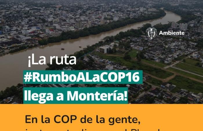 Die #RumboALaCOP16-Tour kommt in Montería an