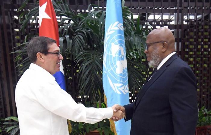 Der kubanische Außenminister trifft sich mit dem Präsidenten der Generalversammlung. • Arbeiter